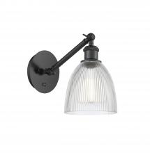 Innovations Lighting 317-1W-BK-G382 - Castile - 1 Light - 6 inch - Matte Black - Adjustable Sconce