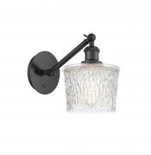 Innovations Lighting 317-1W-BK-G402 - Niagara - 1 Light - 7 inch - Matte Black - Adjustable Sconce