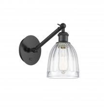 Innovations Lighting 317-1W-BK-G442 - Brookfield - 1 Light - 6 inch - Matte Black - Adjustable Sconce