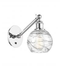 Innovations Lighting 317-1W-PC-G1213-6 - Athens Deco Swirl - 1 Light - 6 inch - Polished Chrome - Adjustable Sconce