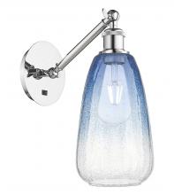 Innovations Lighting 317-1W-PC-G480-6SB - Brookhaven Almond - 1 Light - 6 inch - Polished Chrome - Sconce
