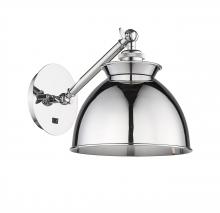 Innovations Lighting 317-1W-PC-M14-PC - Adirondack - 1 Light - 8 inch - Polished Chrome - Adjustable Sconce