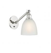 Innovations Lighting 317-1W-PN-G381 - Castile - 1 Light - 6 inch - Polished Nickel - Adjustable Sconce