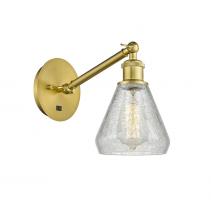 Innovations Lighting 317-1W-SG-G275 - Conesus - 1 Light - 6 inch - Satin Gold - Adjustable Sconce