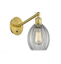 Innovations Lighting 317-1W-SG-G82 - Eaton - 1 Light - 6 inch - Satin Gold - Adjustable Sconce