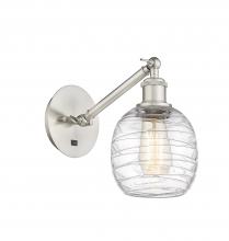 Innovations Lighting 317-1W-SN-G1013 - Belfast - 1 Light - 6 inch - Brushed Satin Nickel - Adjustable Sconce