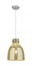 Innovations Lighting 410-1PM-SN-G412-10ME - Newton Bell - 1 Light - 10 inch - Satin Nickel - Cord hung - Pendant