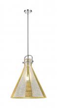Innovations Lighting 410-1SL-PN-G411-18ME - Newton Cone - 1 Light - 18 inch - Polished Nickel - Pendant