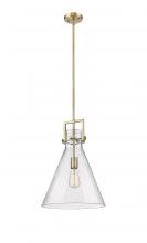 Innovations Lighting 411-1SL-BB-G410-14SDY - Newton Sphere - 1 Light - 14 inch - Brushed Brass - Pendant