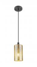 Innovations Lighting 434-1P-BK-G434-7ME - Crown Point - 1 Light - 5 inch - Matte Black - Pendant