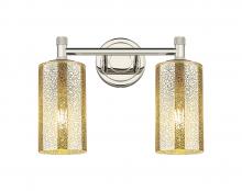 Innovations Lighting 434-2W-PN-G434-7ME - Crown Point - 2 Light - 14 inch - Polished Nickel - Bath Vanity Light