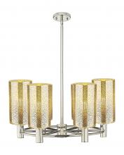 Innovations Lighting 434-6CR-PN-G434-7ME - Crown Point - 6 Light - 24 inch - Polished Nickel - Chandelier