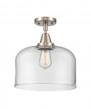 Innovations Lighting 447-1C-SN-G72-L-LED - Bell - 1 Light - 12 inch - Brushed Satin Nickel - Flush Mount