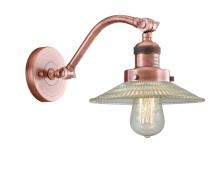 Innovations Lighting 515-1W-AC-G2 - Halophane - 1 Light - 9 inch - Antique Copper - Adjustable Sconce