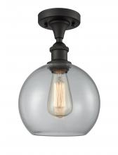 Innovations Lighting 516-1C-OB-G122-8 - Athens - 1 Light - 8 inch - Oil Rubbed Bronze - Semi-Flush Mount