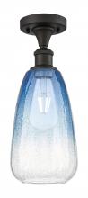 Innovations Lighting 516-1C-OB-G480-6SB - Brookhaven Almond - 1 Light - 6 inch - Oil Rubbed Bronze - Semi-Flush Mount