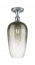 Innovations Lighting 516-1C-PC-G484-7SL - Brookhaven Flute - 1 Light - 7 inch - Polished Chrome - Semi-Flush Mount
