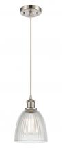 Innovations Lighting 516-1P-SN-G382 - Castile - 1 Light - 6 inch - Brushed Satin Nickel - Cord hung - Mini Pendant