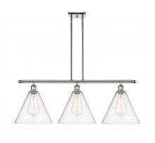 Innovations Lighting 516-3I-PN-GBC-124 - Berkshire - 3 Light - 39 inch - Polished Nickel - Cord hung - Island Light