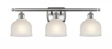 Innovations Lighting 516-3W-SN-G411 - Dayton - 3 Light - 26 inch - Brushed Satin Nickel - Bath Vanity Light