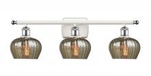 Innovations Lighting 516-3W-WPC-G96 - Fenton - 3 Light - 27 inch - White Polished Chrome - Bath Vanity Light