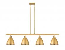 Innovations Lighting 516-4I-SG-MBD-75-SG - Bristol - 4 Light - 48 inch - Satin Gold - Cord hung - Island Light