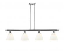 Innovations Lighting 516-4I-SN-GBD-751 - Bristol - 4 Light - 48 inch - Brushed Satin Nickel - Cord hung - Island Light