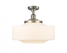 Innovations Lighting 517-1CH-SN-G691-16 - Bridgeton - 1 Light - 16 inch - Brushed Satin Nickel - Semi-Flush Mount