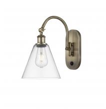 Innovations Lighting 518-1W-AB-GBC-82 - Berkshire - 1 Light - 8 inch - Antique Brass - Adjustable Swing Arm