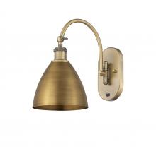 Innovations Lighting 518-1W-BB-MBD-75-BB - Bristol - 1 Light - 8 inch - Brushed Brass - Adjustable Swing Arm