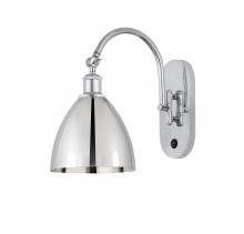 Innovations Lighting 518-1W-PC-MBD-75-PC - Bristol - 1 Light - 8 inch - Polished Chrome - Adjustable Swing Arm