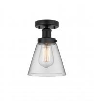 Innovations Lighting 616-1F-BK-G62 - Cone - 1 Light - 6 inch - Matte Black - Semi-Flush Mount