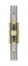 Innovations Lighting 617-2W-AB-G617-11SM - Boreas - 2 Light - 24 inch - Antique Brass - Bath Vanity Light