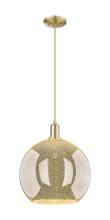 Innovations Lighting 716-1P-CB-G128-14 - Athens - 1 Light - 14 inch - Champagne Bronze - Cord hung - Mini Pendant