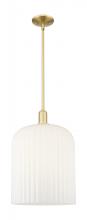 Innovations Lighting 716-1S-SG-G559-12GWH - Bridal Veil - 1 Light - 12 inch - Satin Gold - Mini Pendant