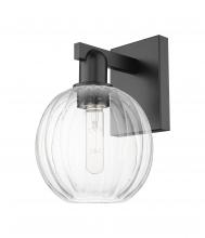 Innovations Lighting 716-1W-BK-G458-7CL - Preston - 1 Light - 6 inch - Matte Black - Sconce