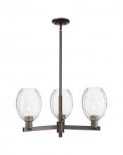 Innovations Lighting 716-3CR-OB-G459-6CL - Preston - 3 Light - 18 inch - Oil Rubbed Bronze - Flush Mount