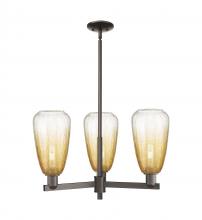Innovations Lighting 716-3CR-OB-G480-6AM - Brookhaven Almond - 3 Light - 18 inch - Oil Rubbed Bronze - Flush Mount