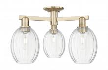 Innovations Lighting 716-3F-CB-G459-6CL - Preston - 3 Light - 6 inch - Champagne Bronze - Semi-Flush Mount