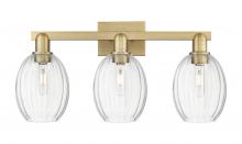 Innovations Lighting 716-3W-BB-G459-6CL - Preston - 3 Light - 26 inch - Brushed Brass - Bath Vanity Light