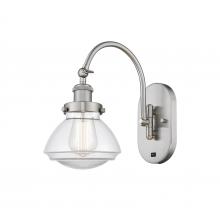 Innovations Lighting 918-1W-SN-G322 - Olean - 1 Light - 7 inch - Brushed Satin Nickel - Adjustable Swing Arm