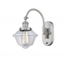Innovations Lighting 918-1W-SN-G532 - Oxford - 1 Light - 8 inch - Brushed Satin Nickel - Adjustable Swing Arm