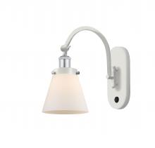 Innovations Lighting 918-1W-WPC-G61 - Cone - 1 Light - 6 inch - White Polished Chrome - Adjustable Swing Arm