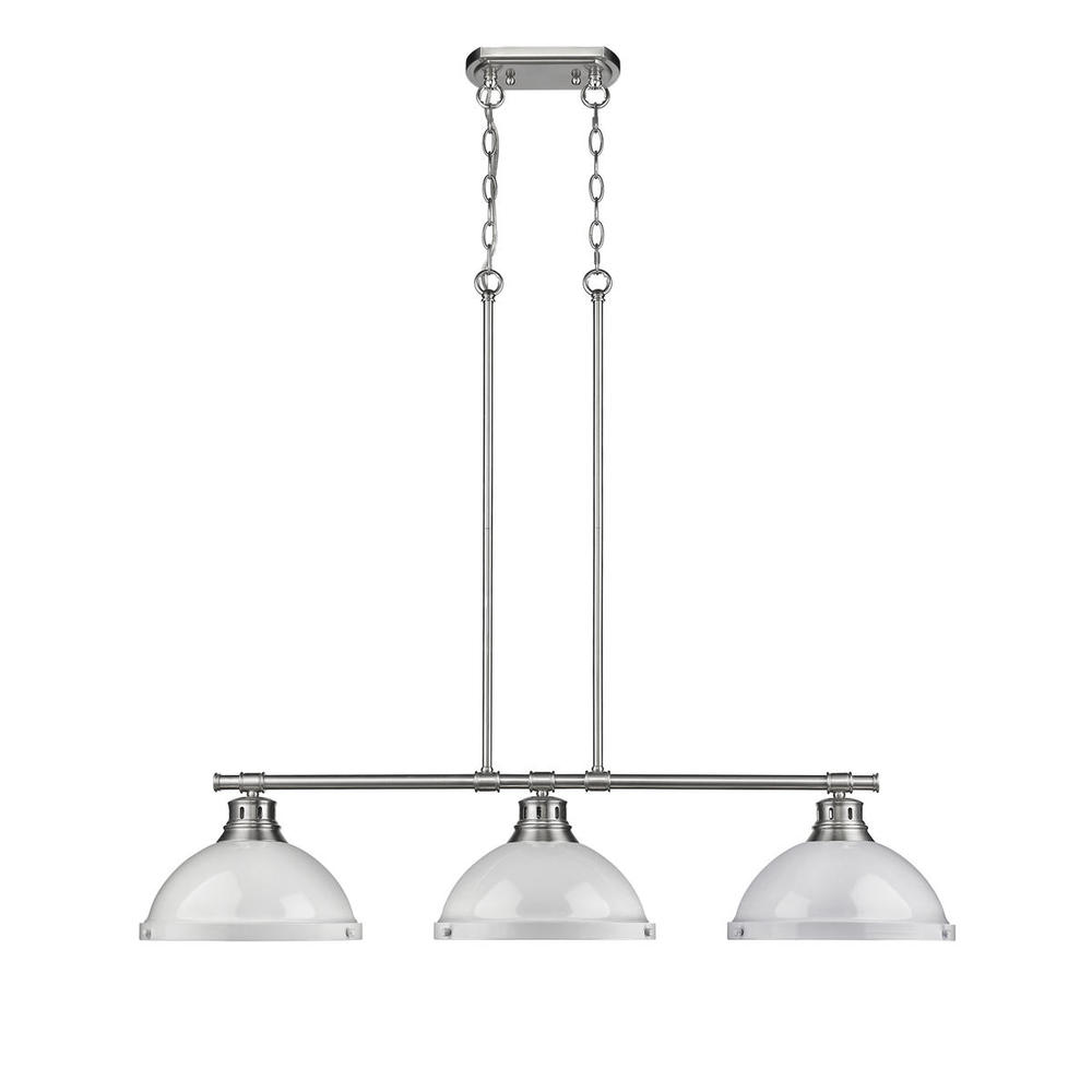 Duncan Small Pendant with Rod in Rubbed Bronze with Black