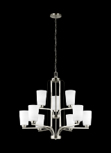Generation Lighting 3128909EN3-962 - Franport Nine Light Chandelier