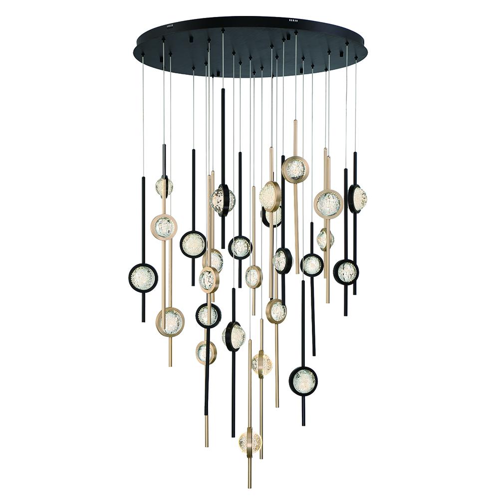BARLETTA,26LT LED CHAND,BLK/GD