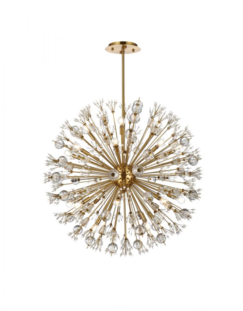 Hanging D38"H38"L24 Gold