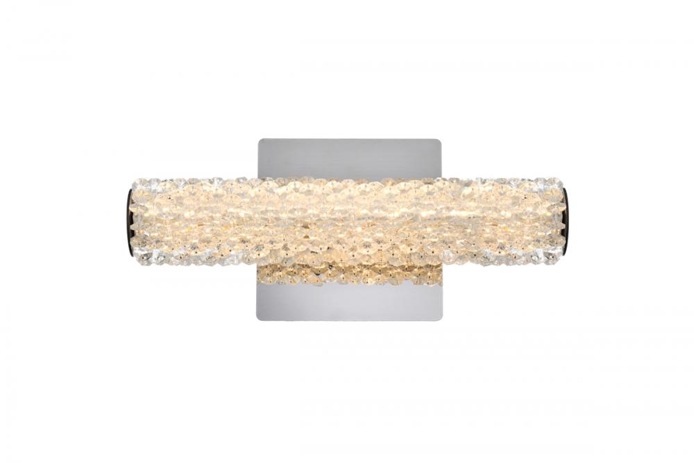 Bowen Wall Sconce W12" H5.5" E4.5" LED 7W DIM 3CCT  Chrome
