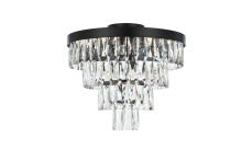 Elegant 1060F18BK - Flush Mount D18"H15.5"L6 Black