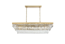 Elegant 1060G48SG - Pendant L48"W16"11.5"L17 Satin Gold